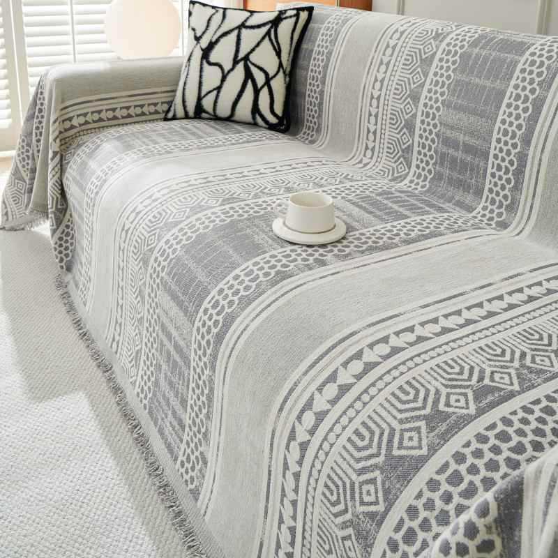 

1PC Anti-cat Scratch Chenier Sofa Cover Light Luxury and High-end Sense All-inclusive Blanket for All Seasons Sofa Towel 180X90CM