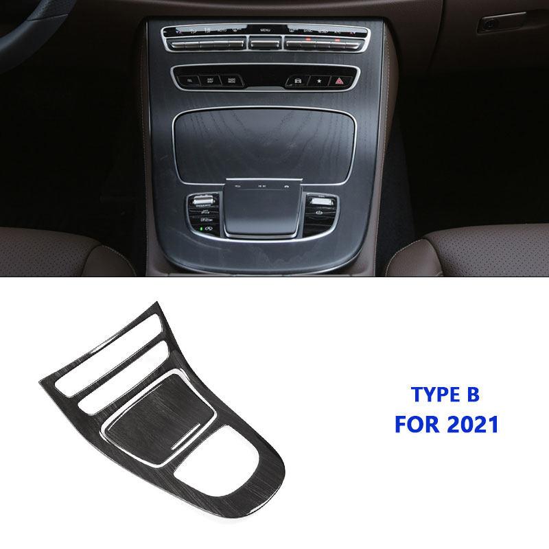 2pcs Car Interior Accessories Center Console Decoration Panel Cover Trim For Mercedes Benz E Class W213 S213 A238 C238 -