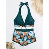 Women S High Waist Split Bikini Swimsuit For Swimming
