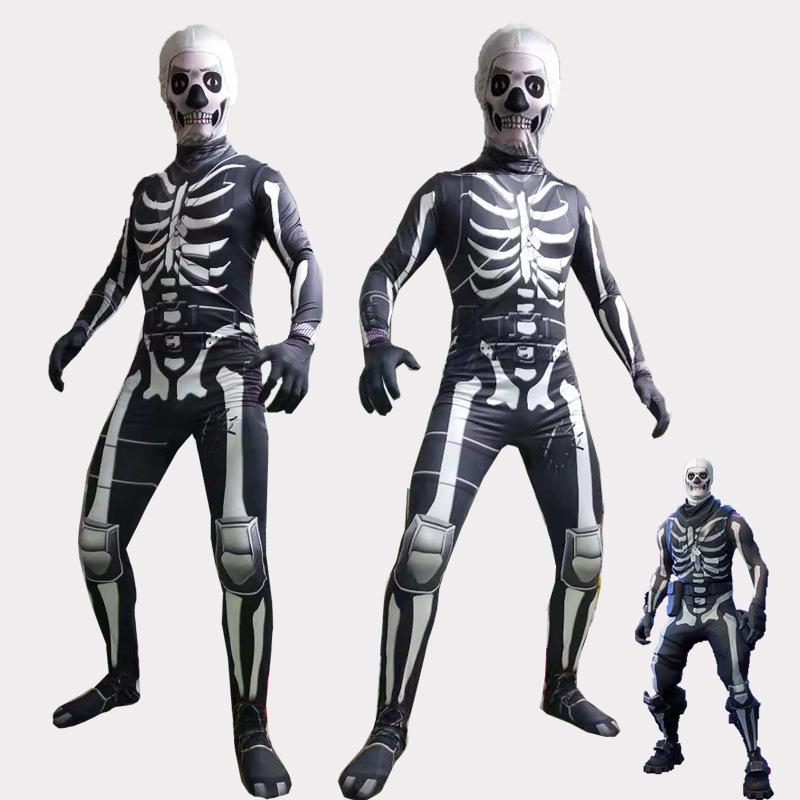 Kids Skeleton Halloween Costume for Parent-Child Cosplay and Role-Playing Size 120