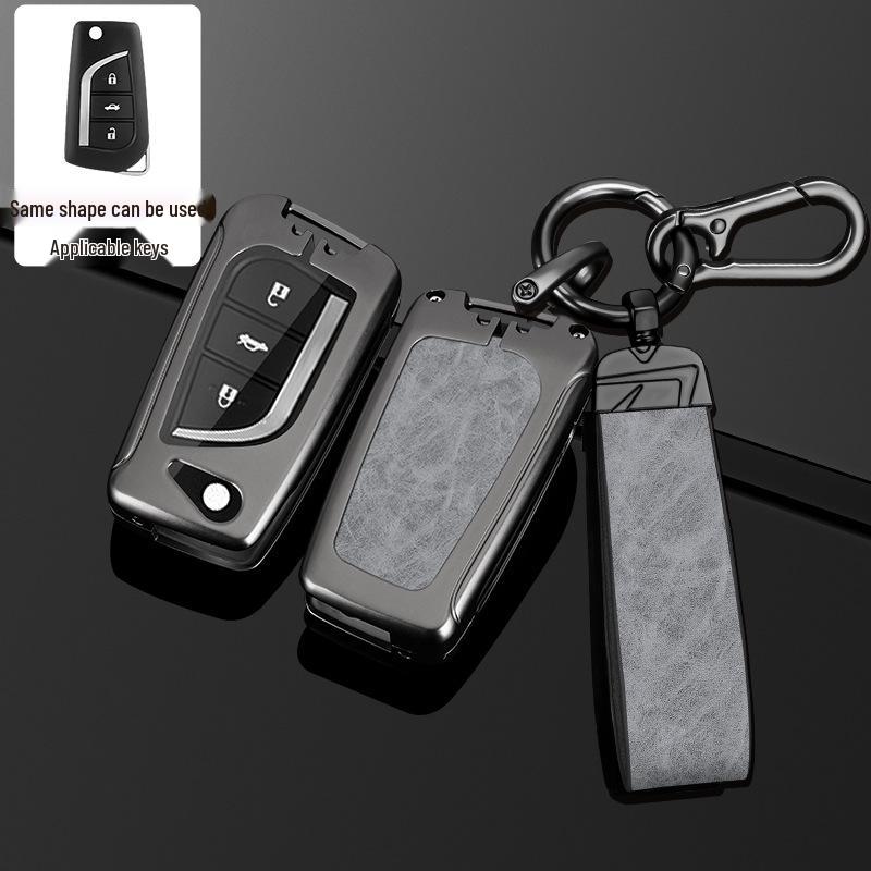 Toyota Avalon Camry Key Case for Highlander, RAV4, Corolla, Levin, and CHR Models.