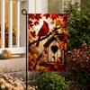 Holiday Garden Yard Flag, Single-Sided Hanging for Outdoor Patio and Decor