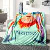 Red Hair Pippi Longstocking Girls Blanket Customizable Name Soft And Cozy Shawl Blanket Suitable For All Seasons Suitable For Home Travel Camping