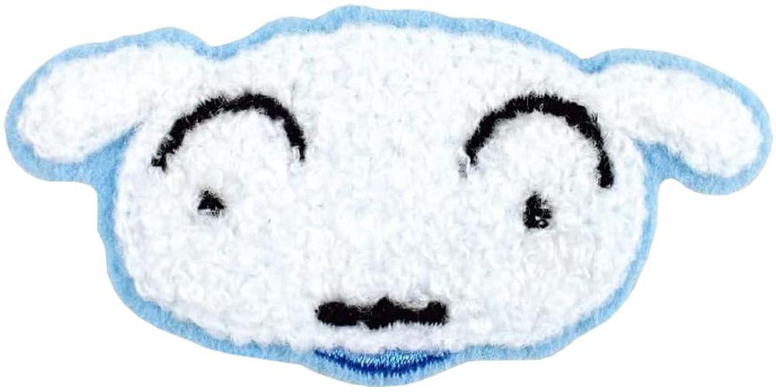 

Tees Factory Crayon Fluffy Embroidery Sticker White x W7 x Shin-chan H3.5 D0.3cm KS-5541601SI
