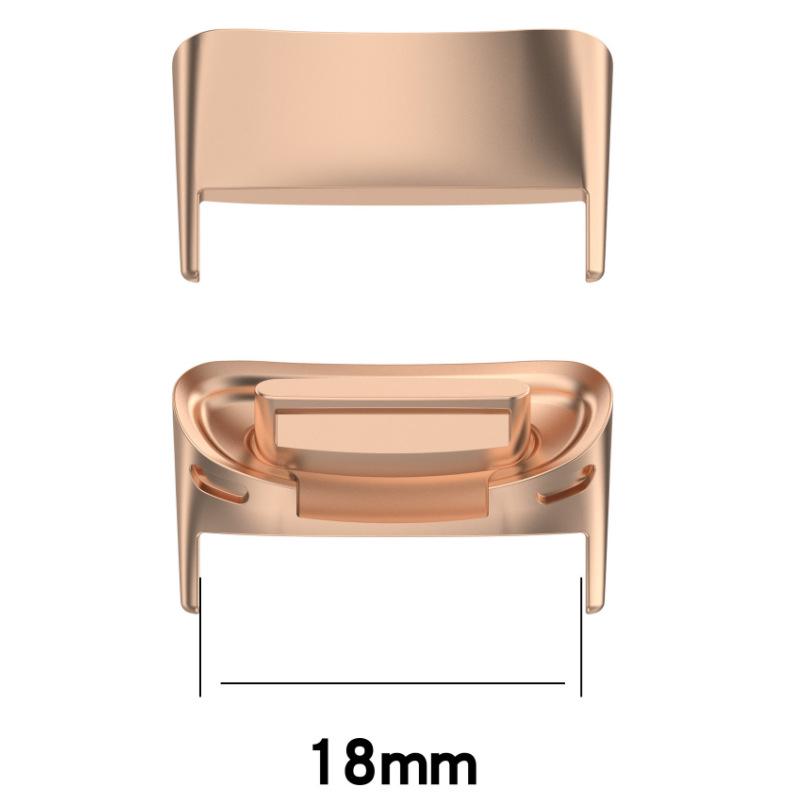 Love Song Stainless Steel Bracelet with Spring Bars for Fitbit Charge 6 and 5