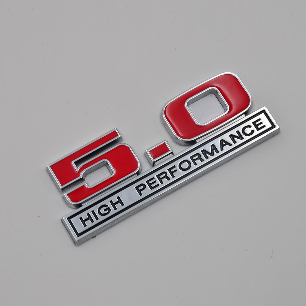 Ersatz für Ford 5.0 High Performance Mustang GT 500 Focus Mondeo Fiesta Autoaufkleber Emblem Kofferraumabzeichen Aufkleber