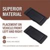 1Pair Car Sun Visor Makeup Mirror Cover A2518100310 A2518100410 For R-Class W251 2006-2008 ML GL W164 A