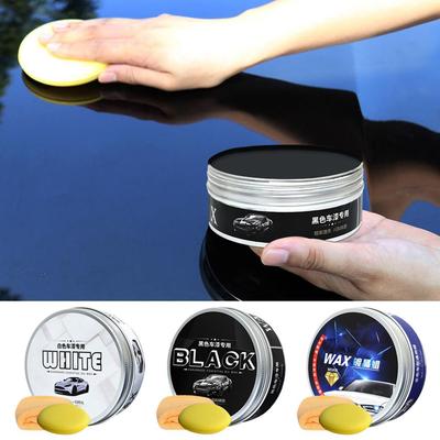 250ml Black White Crystal Premium Car Wax Reflective Shine Gloss With Long-Lasting Protection Detail Polishing Paint Scratches