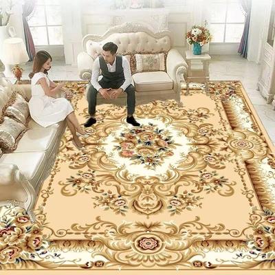 Decoración Estilo Europeo Alfombra para el Hogar Sala de Estar Alfombras Persas Retro Lado del Sofá Alfombra de Área Grande Puerta de la Habitación Vestidor Felpudo