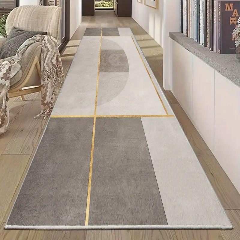 

Современный минималистичный ковер для коридора-кухни, ванной комнаты, спальни, прачечной. Противоскользящий, Мягкий И Удобный 40x120cm 16x47inch