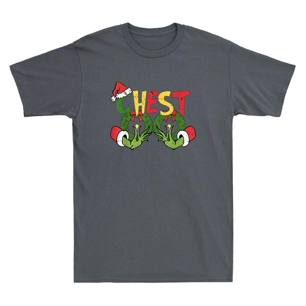 Chest Nuts Matching Chestnuts Funny Christmas Couples Nuts Retro Unisex Tshirt