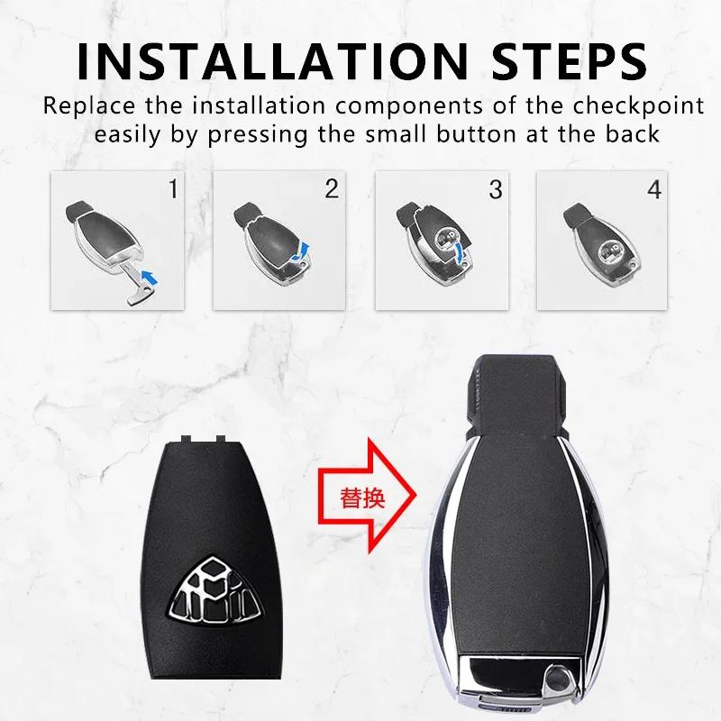 HOT SALE For AMG Key Cover AMG Key Protective Cover Key Case For AMG Mercedes Benz GLA GLB GLE W177 W176 W246 W168 W169 W247 UA1