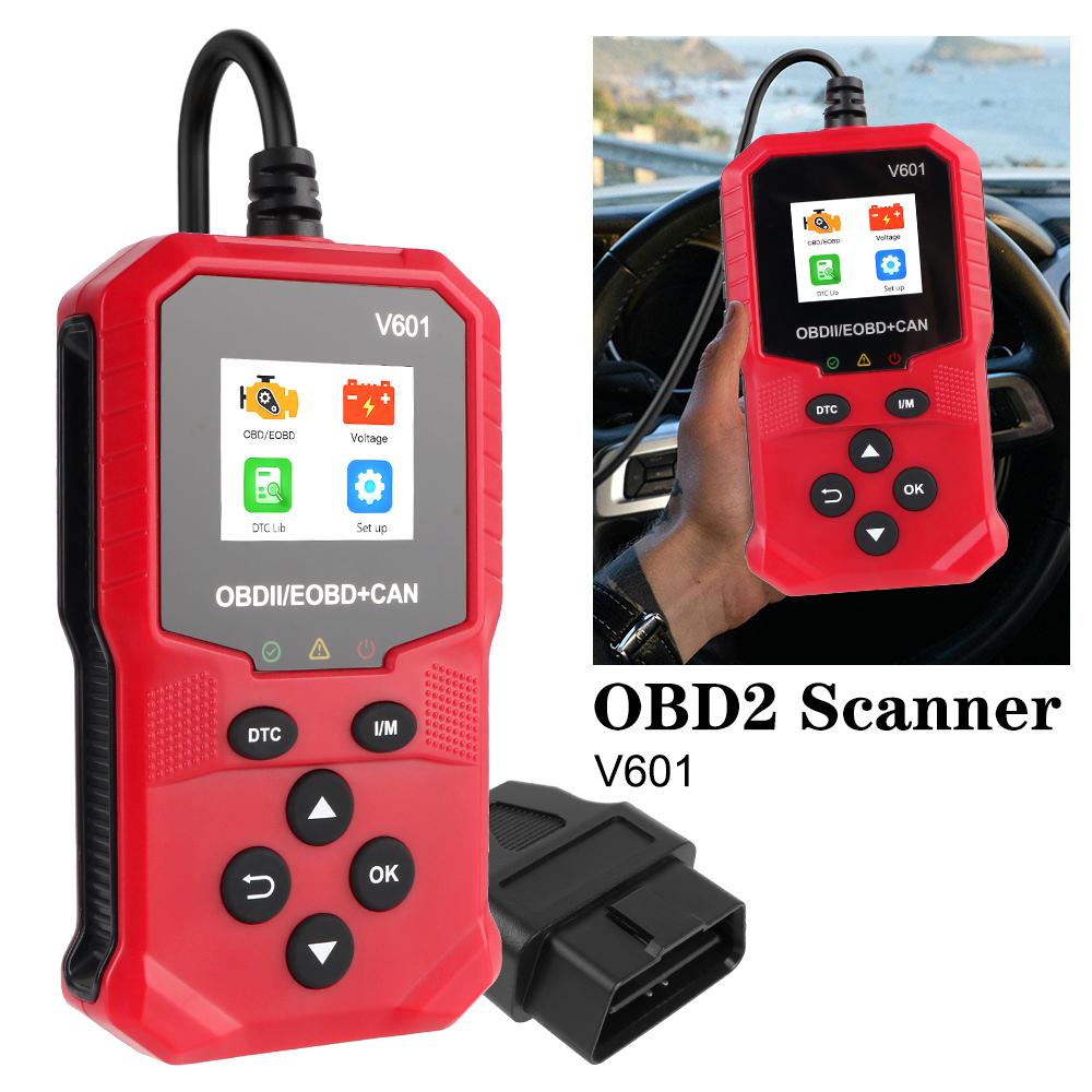 Car Diagnostic Tool OBD2 Scanner Engine OBD 2 Scanner V601 OBDII/EOBD Diagnostic Scan Tool Multi Languages ODB2 Code Reader