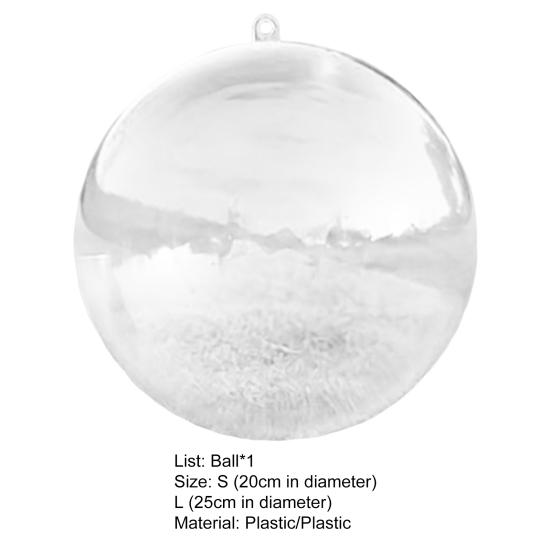 Bilă Umplubilă Plastic Transparent Incasabil DIY Bilă Transparentă Decorațiuni de Crăciun Nuntă pentru Casă