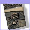 Premium Skull 3d Duvet Quilt Cover With Pillow Case Reversible Bedding Set For Unique Decor