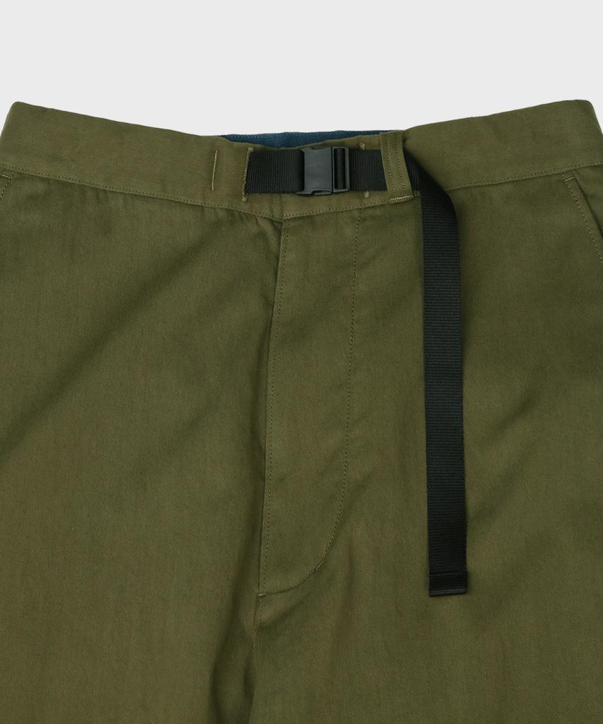 Teuletong Wide Tapered Pants - Olive