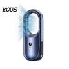 Portable Air Circulator for Office Bladeless Desktop Fan with Purifier, 8-Speed USB Rechargeable Cooler Kids Room 8H Timer, 90 Degree Oscillation