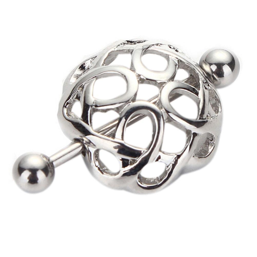 1Pc Vintage Nipple Piercing Bohemia Bar Rings Surgical Steel Sliver Color Nipple Barbell Piercing Nombril Bar Body Jewelry