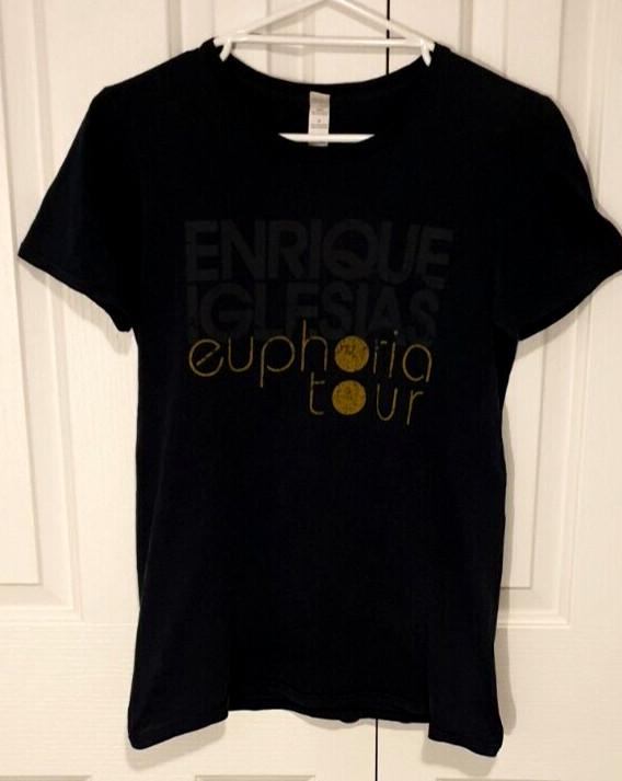 

ENRIQUE IGLESIAS Euphoria World Tour 201112 Gildan Tag TShirt Sz. Adult Small. Unisex T-Shirt XXL