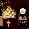 DIY Material Bag Mid-Autumn Festival Lantern DIY Glowing Light-Up Bunny Lantern  Photography Props