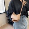 Retro Solid Color PU Leather Shoulder Underarm Bag Women's Fashi Handbags Hobos Purses and Handbag Ladies Crossbody Bags