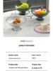 Elegant Ins-Style Fruit Bowl with Drainer - High-Footed Plate for Living Room Snacks and Fruits