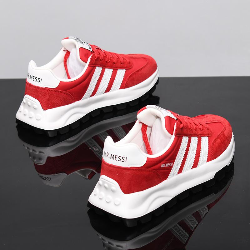 Sommar andningsbara Forrest Gump skor bekväma och enkla låga skor förhöjda låga sneakers MY