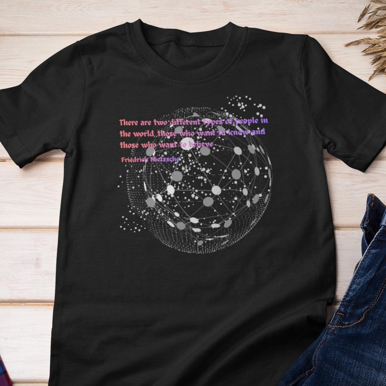 Nietzsche Quote tee - Two types of people | 100% Cotton T-shirt 3XL