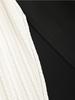 Women's Knitted Maxi Dress Round Neck Long Sleeve Patchwork Long Dresses Casual Color Block Drawstring Dress