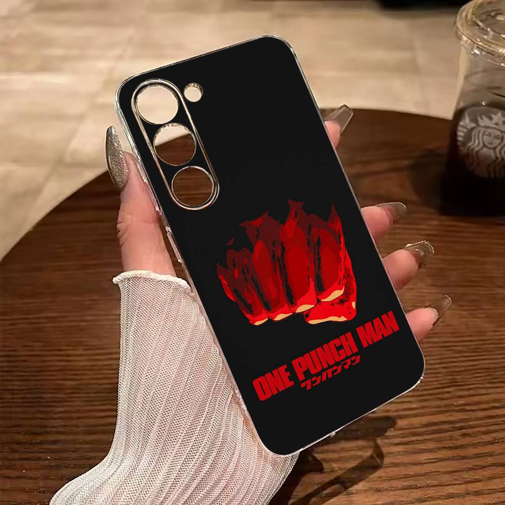 O-P-M-One-Punch -Man Clear Soft Silicone Phone Case for Samsung Galaxy A71, A70, A52, A51, A40, A30