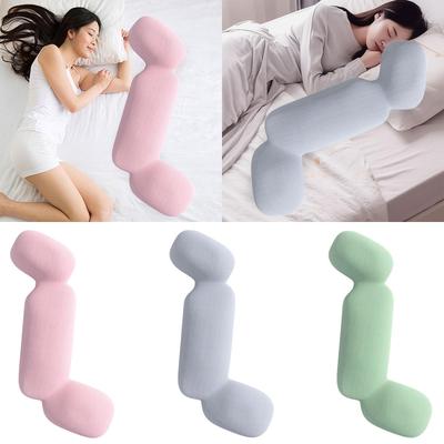 Long Body Pillow Ergonomic with Removable Cover Birthday Gift for Adults Comfortable Memory Foam Breathable Long Bed Pillow