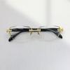 Retro Rimless Reading Glasses For Men Women Blue Light Blocking Presbyopic Glasses Stylish Design