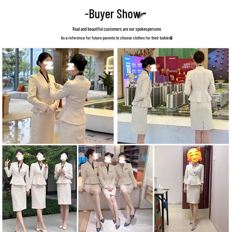 Teloramann Professional Women's Blazer Skirt Set