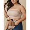Trägerloses Unsichtbares Push-Up Bralette BH für Übergrößen