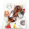 stomach will rumble every time you look at Mitarashi Dango Food Sample Keychain Gift 109OK Coconut Accessories [Your it] - Cute, Funny, Souvenir, -