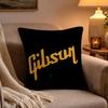 Fashion Brand GGibson Pillow Case Soft Plush Cushion Cover Double Print and Invisible Zipper for Sofa Home Car Use