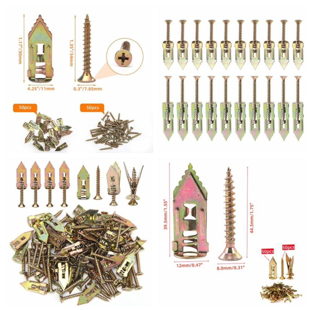 Self Drilling Hammer Driver Screw Hollow Wall Plug Nail-in Metal Wall Screw  Concrete