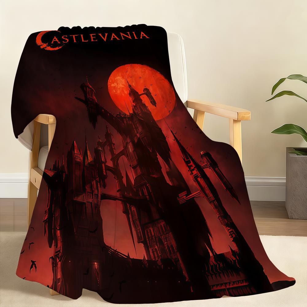 Classic Game C Castlevania S SymphonyS of the N Night Blanket For Soft Throw Blanket for Picnic Bed Sofa Home Bedroom Cozy Warm