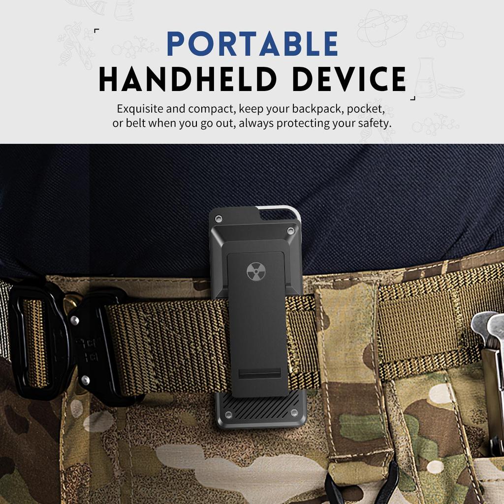 FNIRSI GC-02 Geigerzähler Kernstrahlungsdetektor Persönliches Dosimeter Röntgen-Y-Strahlen-Radioaktivitätstester Marmordetektor