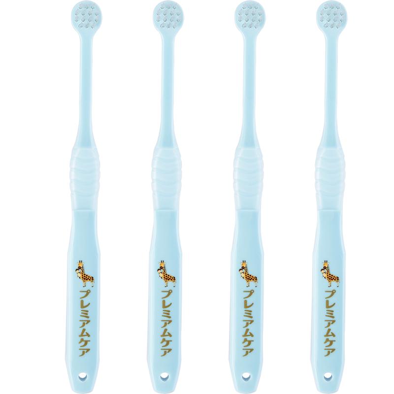 EBISU Baby Soft Bristle Toothbrush Set (0.5-3 Years, 4-Pack)