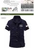 2019 Men's Plus Size Summer Outdoor Casual Cotton Workwear Shirt with Shoulder Epaulets