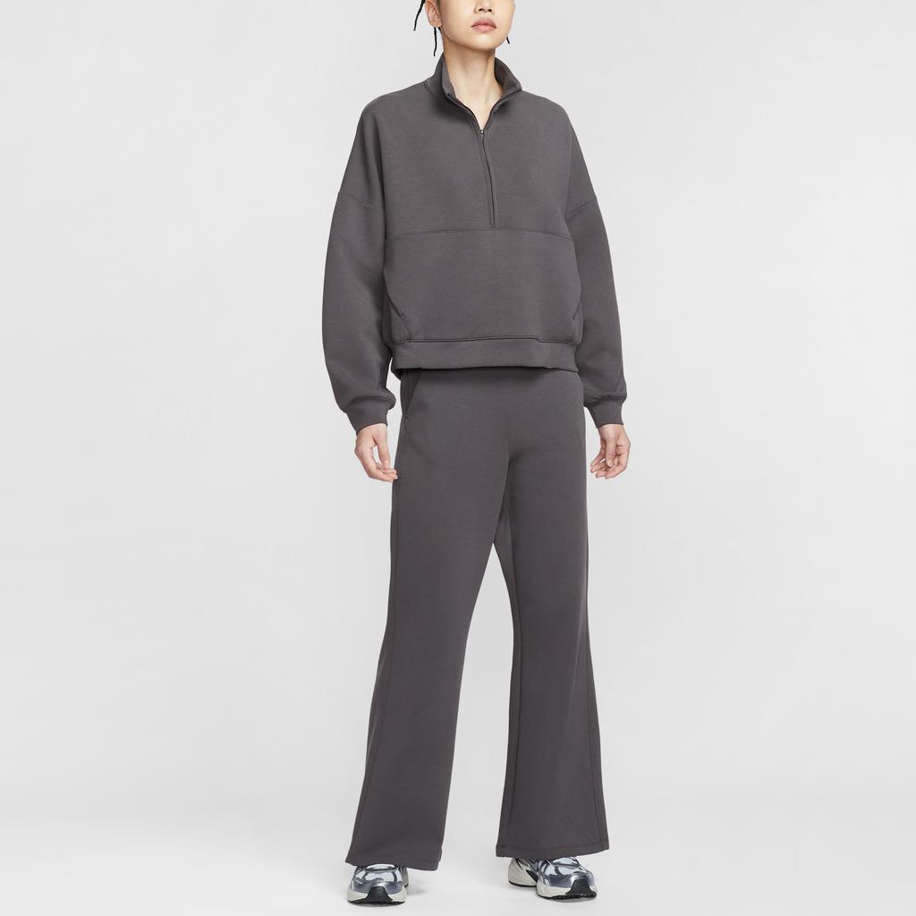 Nike Dri-Fit Solid Color High Neck Simple Comfortable Sweatshirt Women sweatshirt HQ8189036