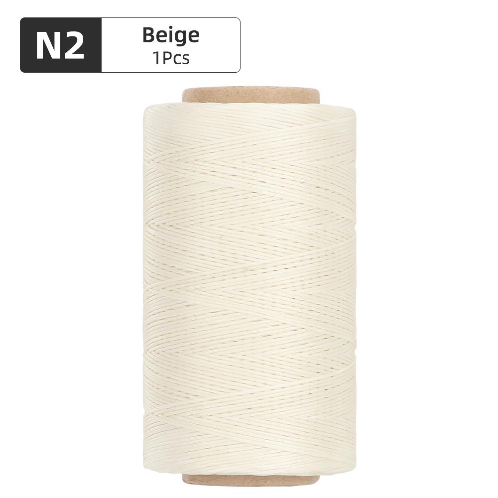 1pcs Durable Leather Sewing Waxed Thread, 150D, 0.8mm Thickness, Leather Hand Quilting Stitching Fixing Repairing Threads