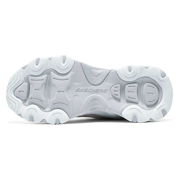 Skechers D'LITES 5.0 Height Increasing Low top Chunky Sneakers Women's White 150524-WGY
