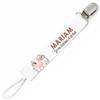 Planetee Pacifier Clip for Name MARIAM I Live On Love and Milk Cow | Pacifier Clip Baby Gift