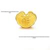 Golden Heart 999 Gold Pendant Necklace - Perfect Qixi Valentine's Day Gift for Her