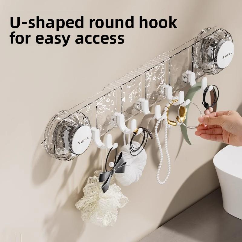 Starke Badezimmer-WC-Vakuum-Stanzfreie Leichte Luxus-Saugnapfhaken