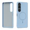 Liquid Silicone Invisible Magnetic Case For Sony Xperia 1V 1VI 1VII Baby Skin Touch Wireless Charging Soft Shockproof Case Cover