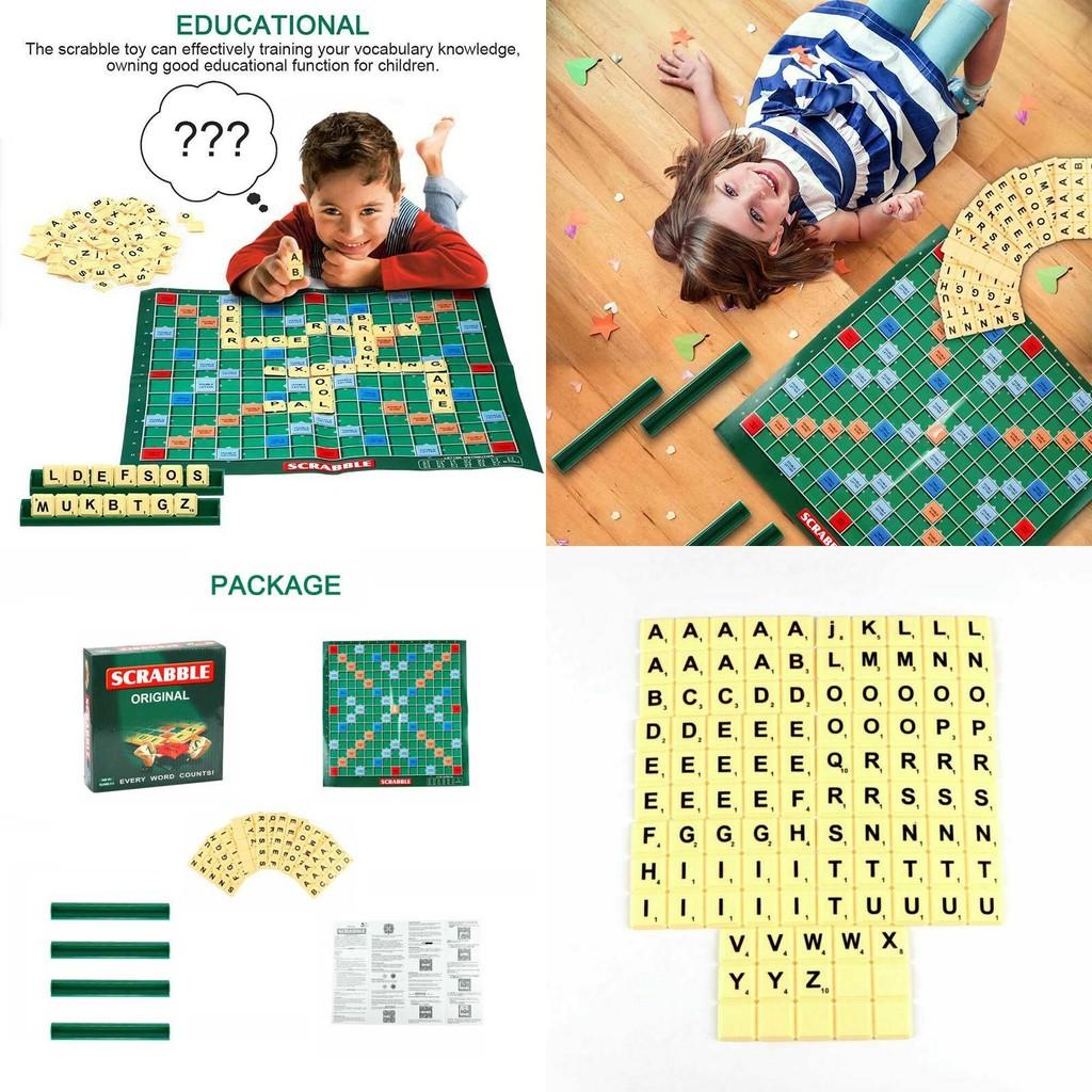 Divertente e coinvolgente gioco da tavolo Scrabble per bambini e adulti per migliorare le competenze lessicali