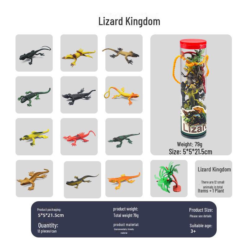 Dinosaur and Insect Simulation Educational Toy Set for Children